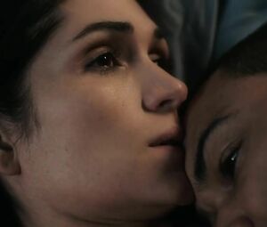 Black boss adores white chick Lela Loren and drills her in TV series Power S03E05 (2016)