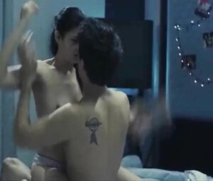 Man easily falls for Asian celebrity when she starts touching and licking his nipples