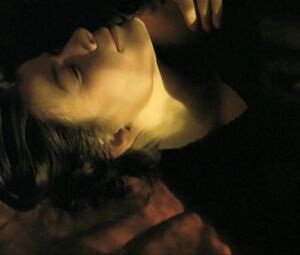 Hot girl Irene Jacob with tiny titties is a tidbit for amazed men who fuck her so tenderly