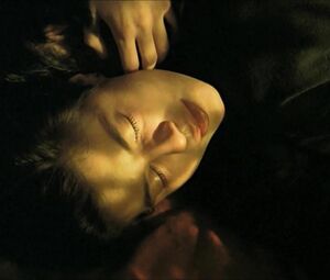 Hot girl Irene Jacob with tiny titties is a tidbit for amazed men who fuck her so tenderly