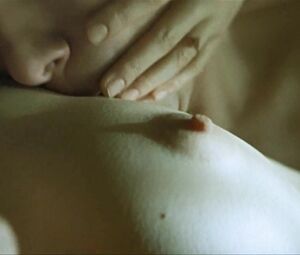 Hot girl Irene Jacob with tiny titties is a tidbit for amazed men who fuck her so tenderly