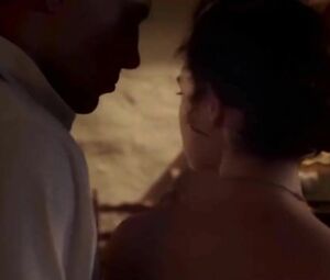 Enjoy sex scene of Lily James nude with beautiful features and petite body being fucked