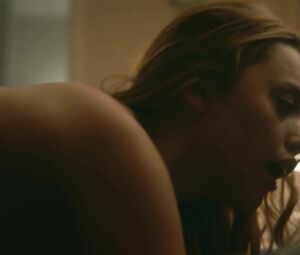 TV series Sex Education explicit sex scene of Aimee Lou Wood with bouncing titties