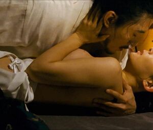 Cho Yeo-Jeong in Korean sex scene where she makes it with the bearded titty lover