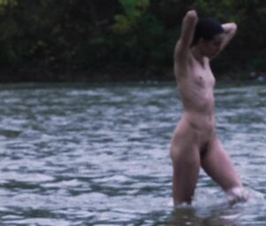 Old man is carnal with Margaret Qualley and when she swims in Donnybrook nude scenes