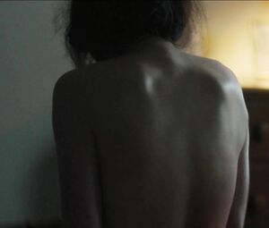 Naked Margaret Qualley doesn't fondle herself like girls do but scourges in Novitiate