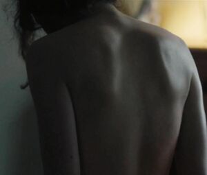 Naked Margaret Qualley doesn't fondle herself like girls do but scourges in Novitiate