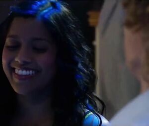 Explicit scene in the striptease club from comedy film The Internship with pole-dances