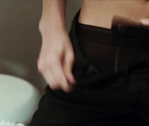 Petite Asian girl with tiny boobs has sex with man in explicit scene from Korean film