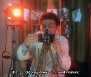 Womanizer has sex with gorgeous goddess in Russian film Small Giant of Big Sex (1993)