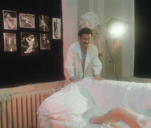 Womanizer has sex with gorgeous goddess in Russian film Small Giant of Big Sex (1993)