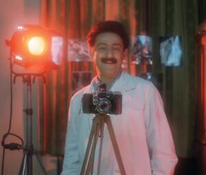 Womanizer has sex with gorgeous goddess in Russian film Small Giant of Big Sex (1993)