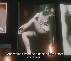 Womanizer has sex with gorgeous goddess in Russian film Small Giant of Big Sex (1993)