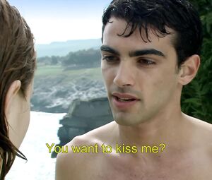 Beautiful Spanish movie star MarΓa Valverde gives a blowjob and obtains sperm in mouth