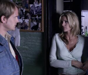 Old boy just wants to drill Natasha Henstridge in drama movie Widow on the Hill (2005)