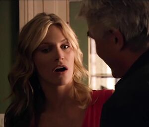 Old boy just wants to drill Natasha Henstridge in drama movie Widow on the Hill (2005)