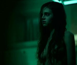 Boys love enticing chick and can't resist her charm in drama movie Look away (2018)