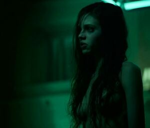 Boys love enticing chick and can't resist her charm in drama movie Look away (2018)