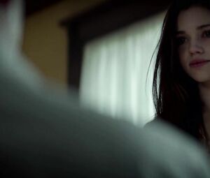 Boys love enticing chick and can't resist her charm in drama movie Look away (2018)