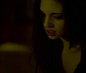 Boys love enticing chick and can't resist her charm in drama movie Look away (2018)