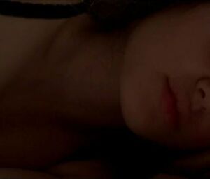Pushing Tin moment where teen Angelina Jolie with full lips shows her thighs and titties