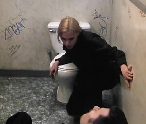 Angelina Jolie doesn't get penetrated by demonstrates her nipple in Hell's Kitchen (1998)