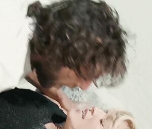 Madonna nude trusts guy with body and makes it on the beach in Swept away (2002)