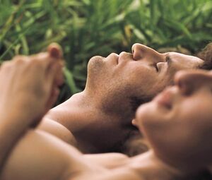 Naked star Maria Valverde has outdoor sex with one-minute boyfriend in the grass