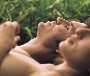 Naked star Maria Valverde has outdoor sex with one-minute boyfriend in the grass