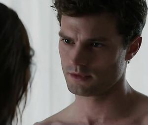 Dakota Johnson shows off tiny boobies and hooks up with guy in Fifty Shades of Grey