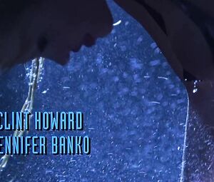 Sexy actress Pamela Anderson with great butt enjoys dancing in water in Barb Wire