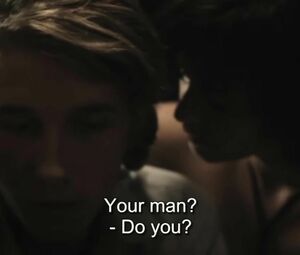 Middle-aged actress Marie Louise Wille has sex with boy in Danish drama movie Dreng (2011)
