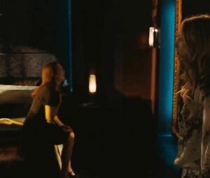 Lovelace is carnal with co-star Amanda Seyfried who makes it in the nude in Chloe (2009)