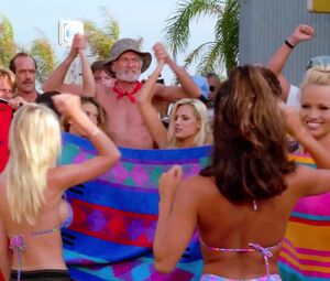 Actresses with thin legs Danielle Corley nude and Carrie Richards nude in Nudist Beach