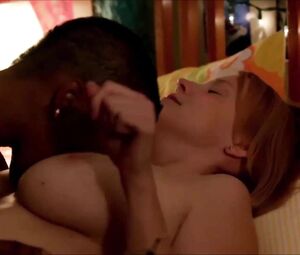 Stars from movies and tv series sex scenes with small tits in lesbian compilation