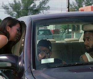 San San nude is just sex doll for horny black boy who bonks her in Shottas (2002)