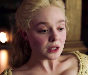 Sexy Elle Fanning loves getting it on in oral and vaginal ways in the TV series The Great