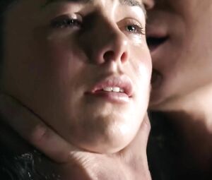 Jessica Grace Smith looks too hot being double penetrated in Spartacus group sex scene