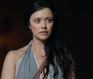 Jessica Grace Smith looks too hot being double penetrated in Spartacus group sex scene
