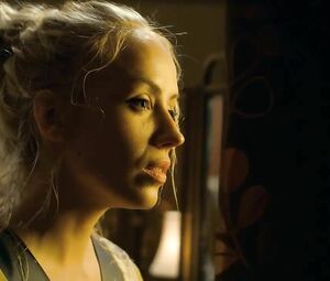 Celebrity in red Vica Kerekes in Men in Hope movie sex scenes where she hooks up