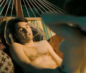 Celebrity in red Vica Kerekes in Men in Hope movie sex scenes where she hooks up