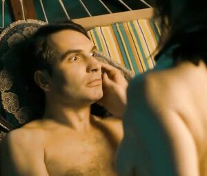 Celebrity in red Vica Kerekes in Men in Hope movie sex scenes where she hooks up