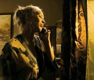 Celebrity in red Vica Kerekes in Men in Hope movie sex scenes where she hooks up