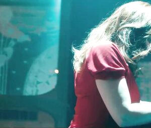 Celebrity in red Vica Kerekes in Men in Hope movie sex scenes where she hooks up