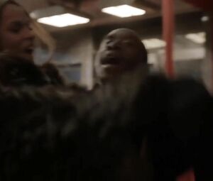 Babe loves being drilled by black man after striptease in TV series House of Lies S01