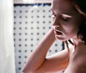 Enjoy Teresa Palmer's naked body and moans while cock enters the pussy in Restraint