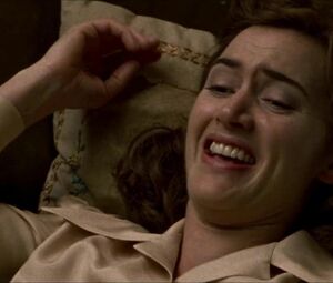 Drama film oral sex scene where boy gives cunnilingus to obedient MILF Kate Winslet