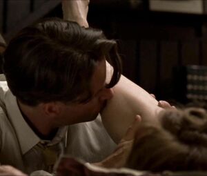 Drama film oral sex scene where boy gives cunnilingus to obedient MILF Kate Winslet