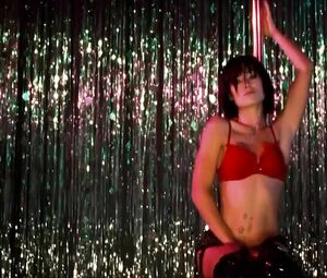Striptease moment of Olivia Wilde who moves body on man's lap and moans for money