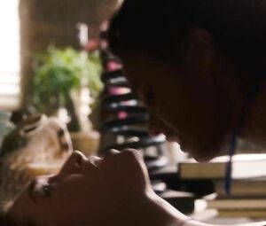 Sweet and sexy black MILF Freema Agyeman bangs white charmer with the thick strapon